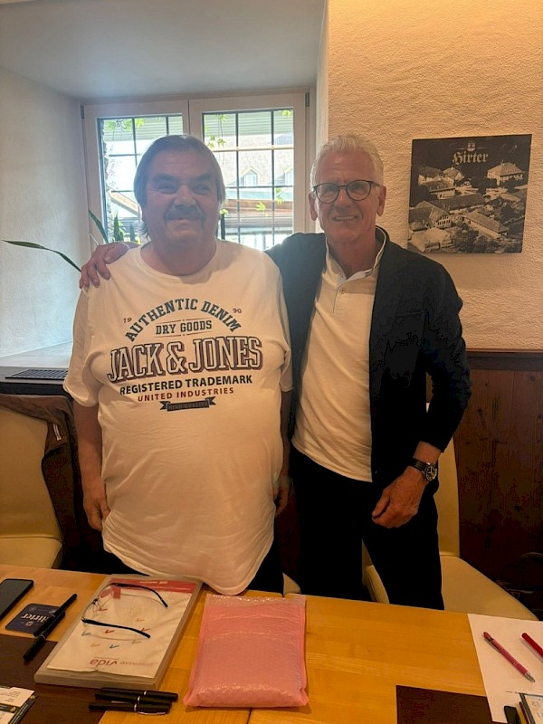 Obmann Karl Wutte und Regionalstellenleiter Horst Spitzer